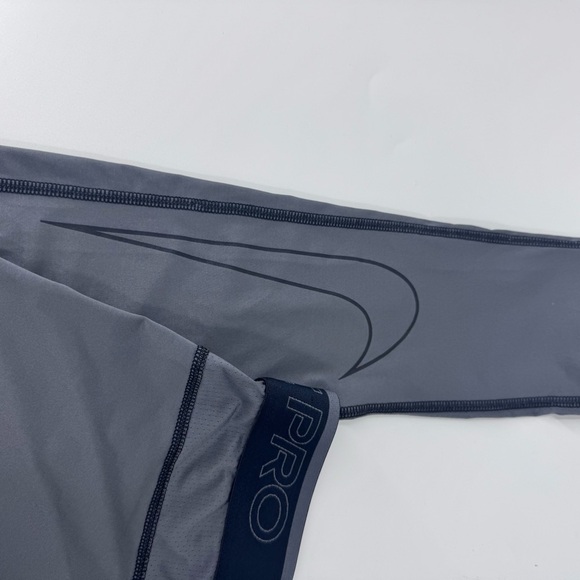 Nike Pro Dri Fit Compression pants in Gray and Black - Picture 4 of 9